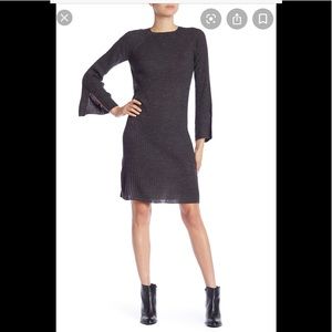 Joe Fresh Rib Knit Long Sleeve Dress